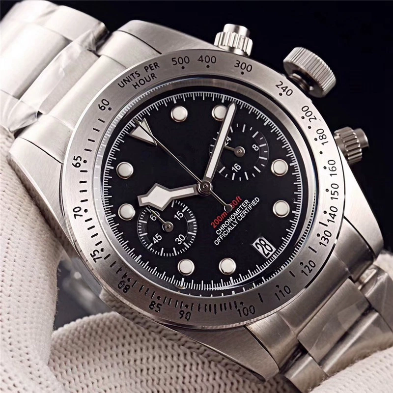 Glass mechanical light watch, fully automatic