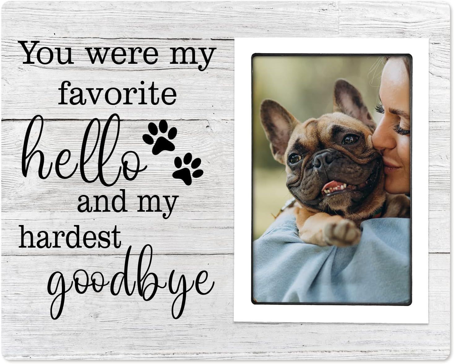 Marco DE FOTOS conmemorativo de perro mascota de madera transfronteriza marco de fotos de escritorio de madera maciza Mesa colgante decoración de la pared marco de fotos