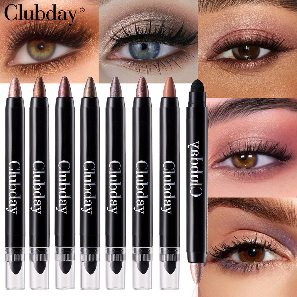 Cross-border bestseller Eye shadow stick, pearlescent eye shadow pen, high-gloss brightening, non-smudging eye makeup set Eye Shadow undefined