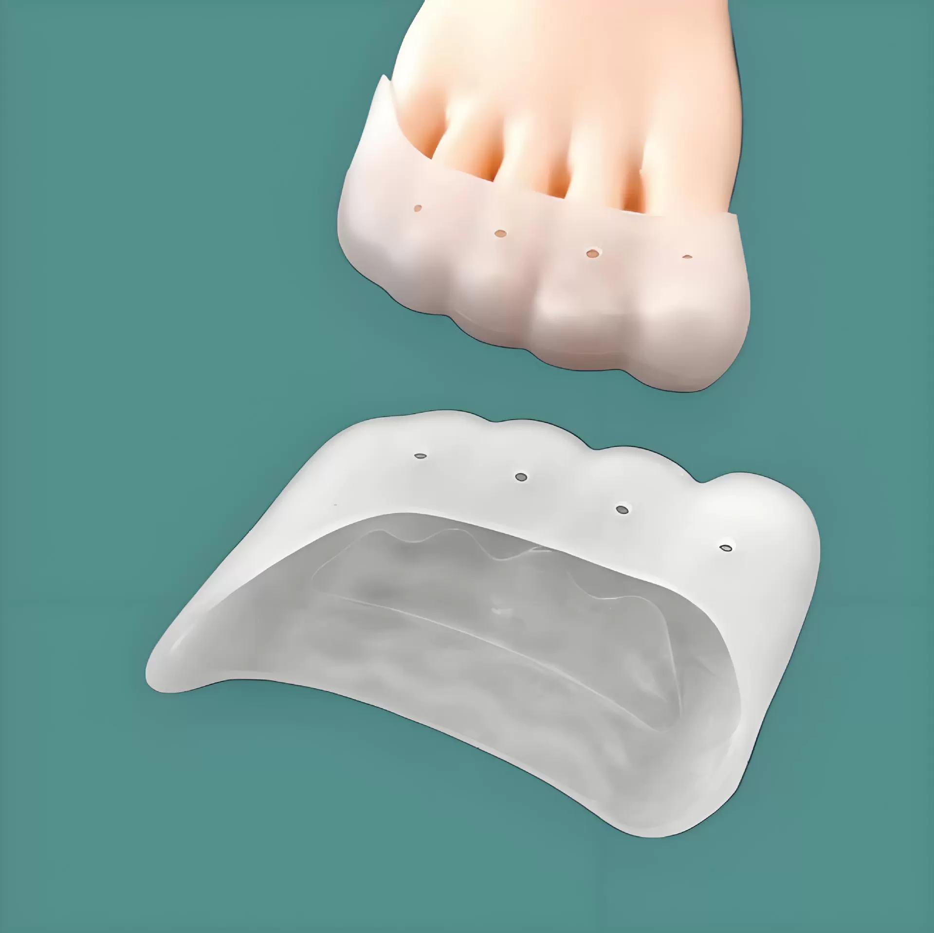 Защита для передней части стопы и пальцев ног, силиконовая защита для пальцев, уход за стопой, подушечка для передней части стопы, подушечка для высокого каблука, полуподушечка