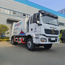 出口哈萨克斯坦15方20方压缩垃圾车价格陕汽德龙 出口压缩垃圾车