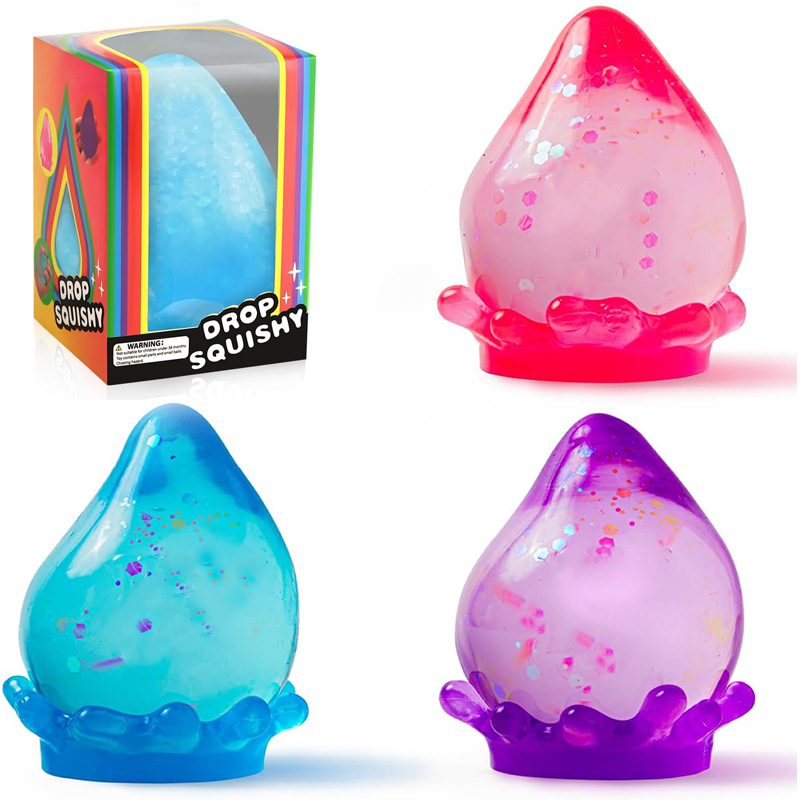 亚马逊Nee Doh梦幻水滴麦芽糖捏捏乐dream squishies外贸解压玩具