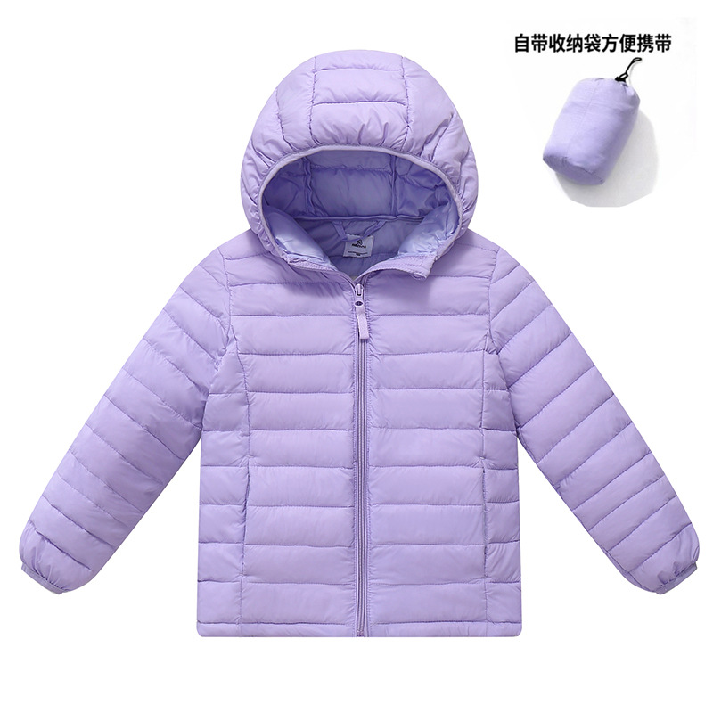 Amazon Children's Lightweight down Cotton Jacket for Boys and Girls, Casual Simple Coat for Older Children