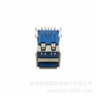 USB3.0�p��A��ĸ��90��DIP����������{ɫV0��ȼ�~����僰���F�a