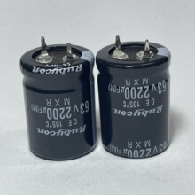 ����ֱ����Ӧ��Ʒ�ʵ���63V2200UF,22*30-35��������������ѯ��