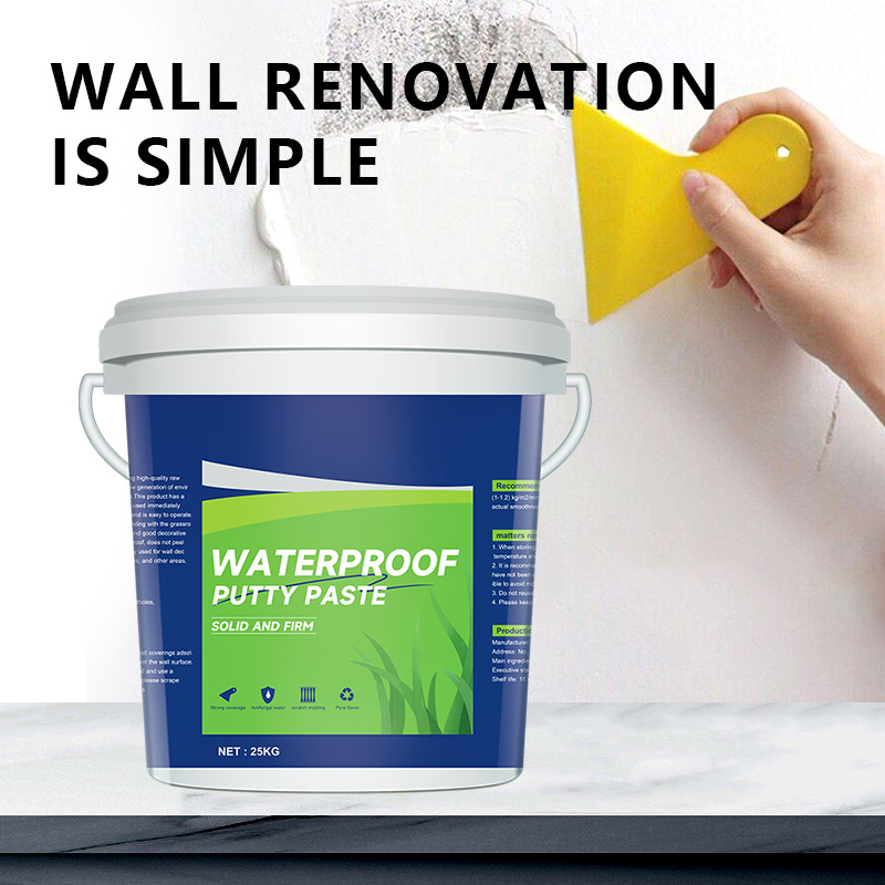 跨境英文版腻子膏白色防水补墙膏墙面修补膏净味环保涂料外贸专供