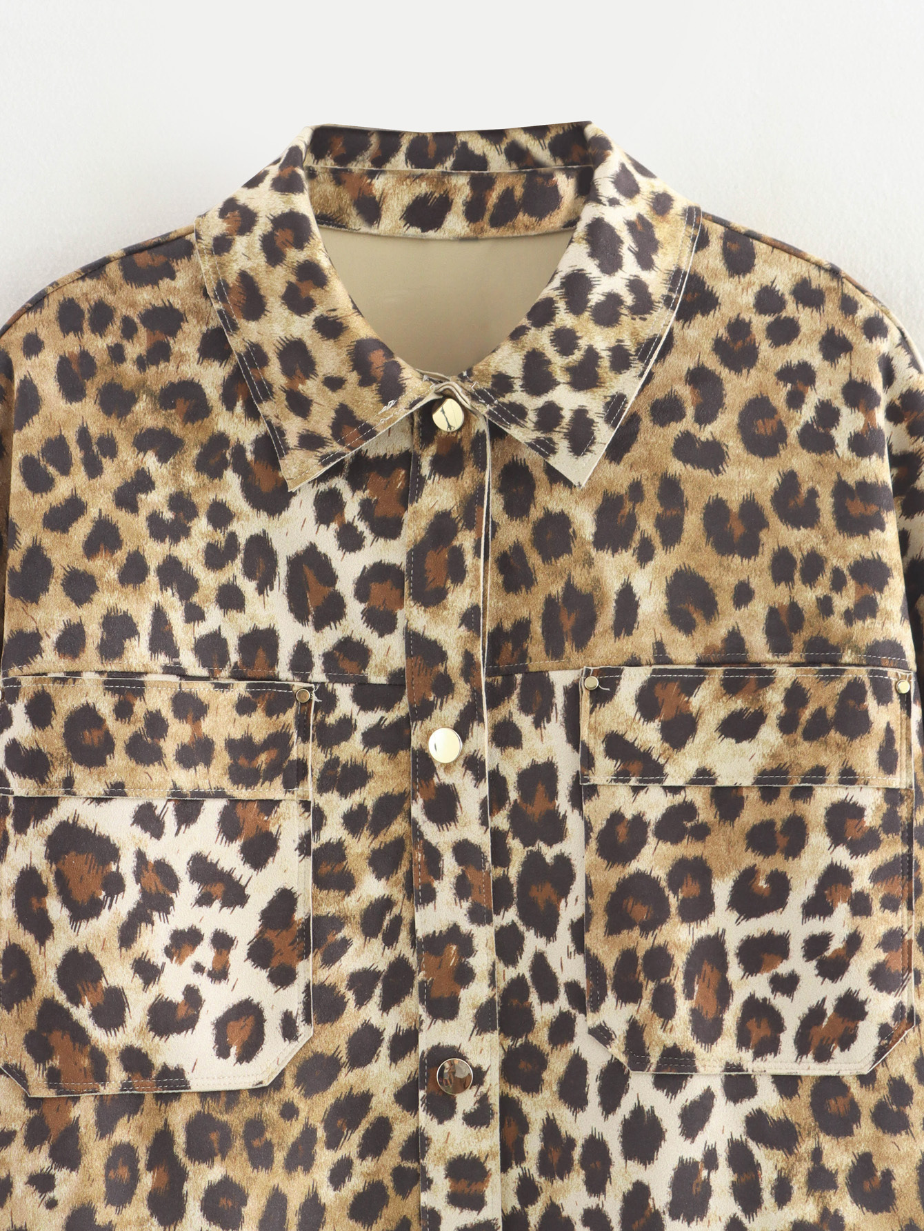 Ropa de mujer 2024 otoño e invierno nueva moda chaqueta con efecto textura de ante_voghion.com