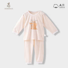 婴幼儿内衣套装透气婴童家居服宝宝睡衣儿童衣服中小童卡通图案