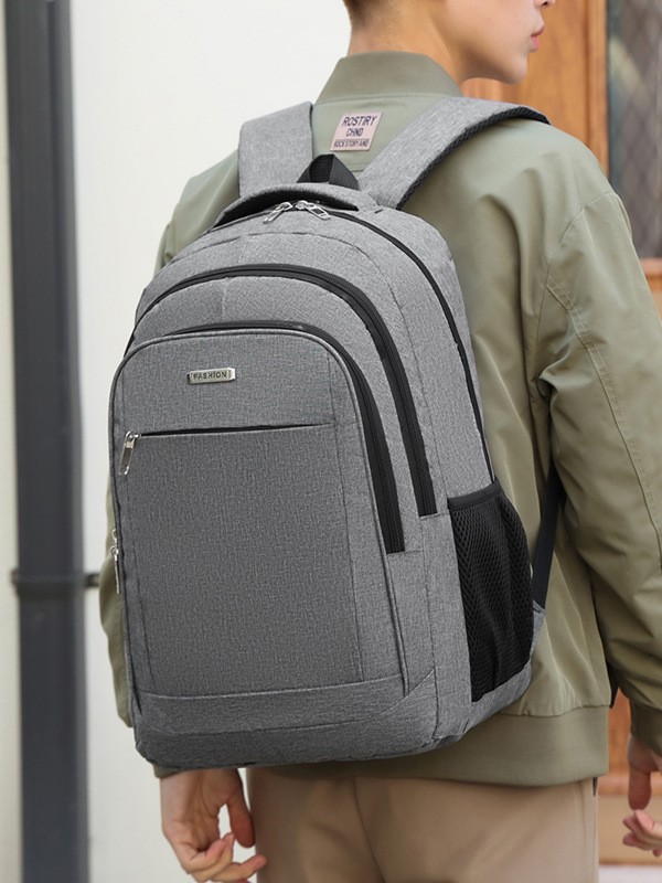 Nuevas mochilas para hombre al por mayor transfronterizas, mochilas versátiles y sencillas para negocios, mochilas para estudiantes de secundaria y universitarios, mochilas de viaje