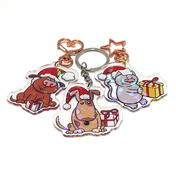Cartoon acrylic cute keychain