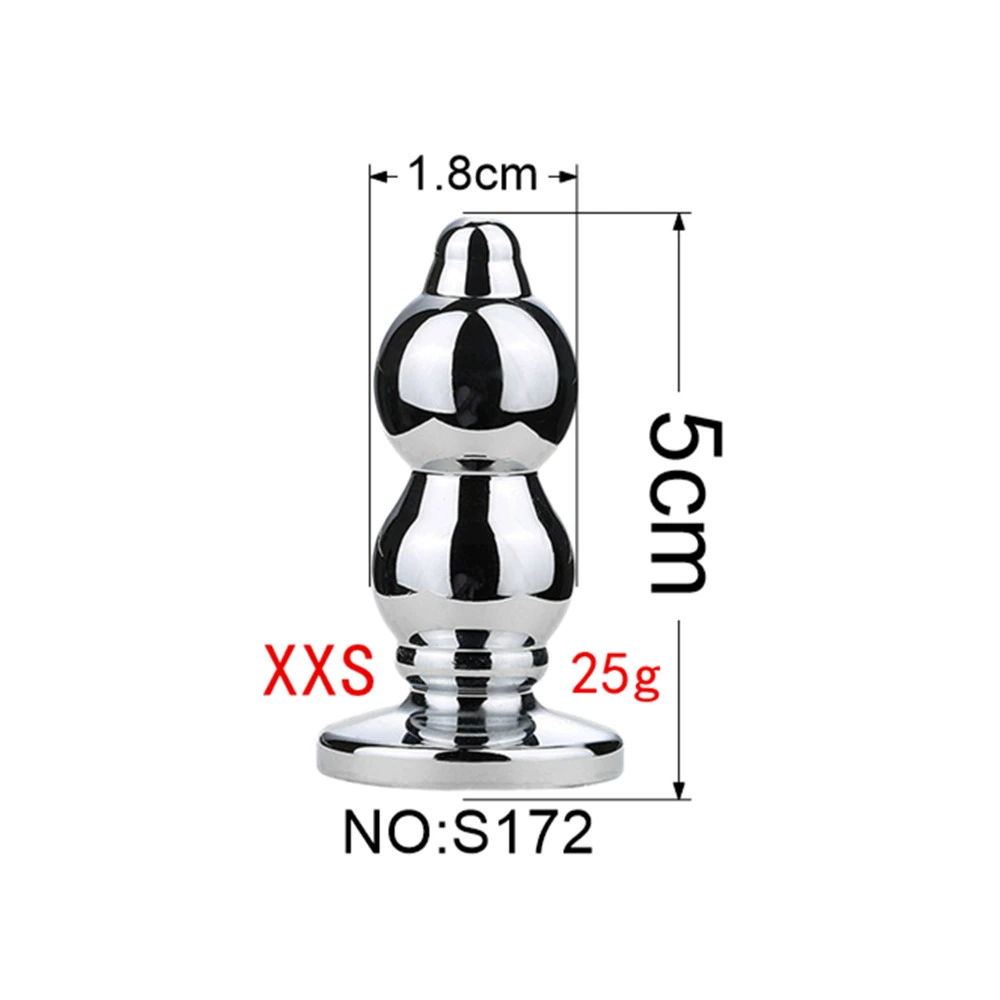 Detachable Anal Plug Heads, Silicone & Metal Options, Multiple Shapes and Sizes