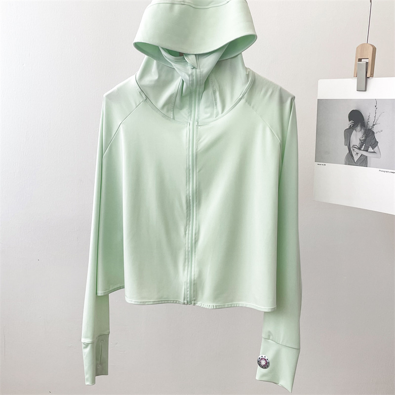 Ropa de protección solar para mujeres verano Delgado al aire libre transpirable versátil protección solar ropa 2023 nueva protección UV ligera upf50