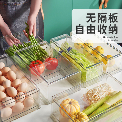 Household refrigerator crisper freezer drawer storage box drawer-type kitchen storage food food organization egg carton