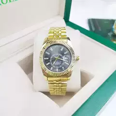 New Cross-Border Rolex Datejust Style Business Men's Wristwatch Fashion Steel Band Date Calendar Guangzhou Quartz Watch