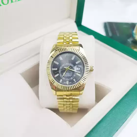 New Cross-Border Rolex Datejust Style Business Men's Wristwatch Fashion Steel Band Date Calendar Guangzhou Quartz Watch