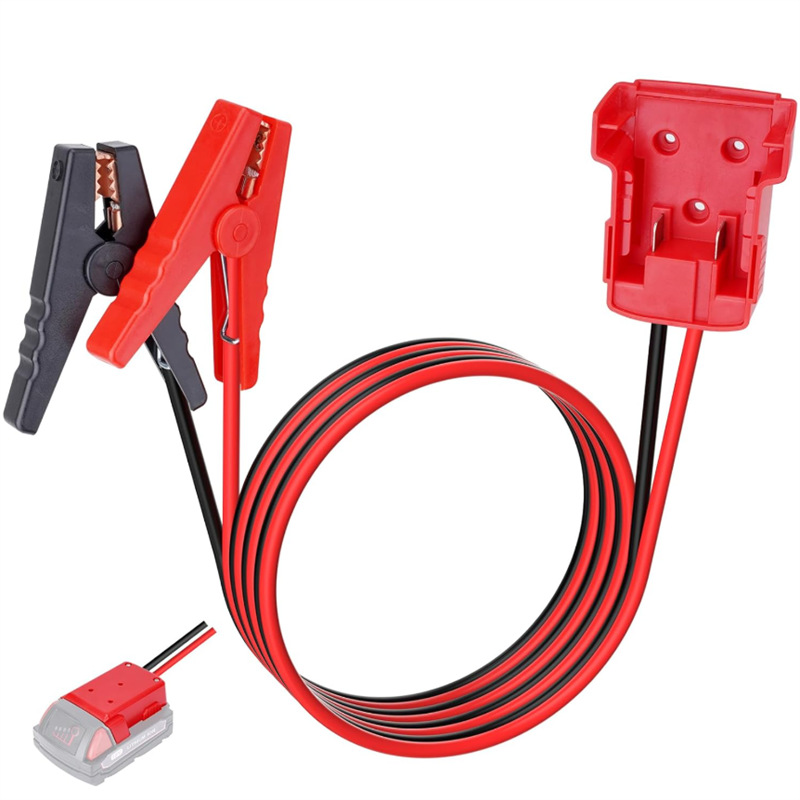 Milwaukee Portable Jump Starter Cable Car Auxiliary Starter Car Jump Starter Conversion Cable