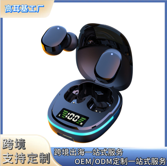 Ventas directas de fábrica de auriculares Bluetooth G9S tipo auriculares inalámbricos de larga duración transfronterizos para auriculares deportivos de visualización digital
