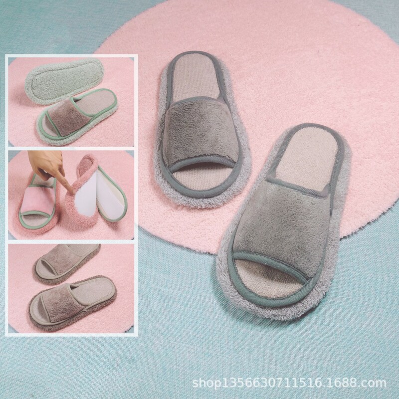 Cross-border exclusive for spot manufacturers directly for lazy people to wipe the floor slippers Wood Floor Cleaning Mop Mop shoes detachable