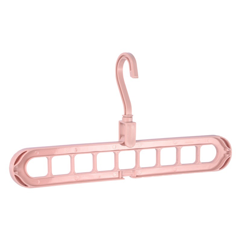 Percha de ropa multifuncional de nueve agujeros percha de ropa para el hogar dormitorio plegable percha de ropa mágica ahorro de espacio dormitorio almacenamiento artefacto