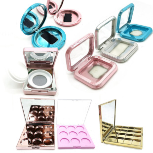 Weili make up cosmetic packaging container eyeshadow palette