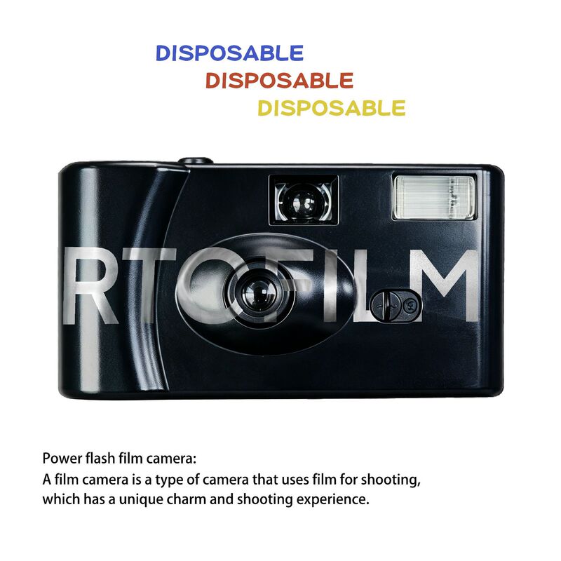 New Model Export Original 135 Color Film 36 Rolls Popular Disposable Film Camera Supports Customization