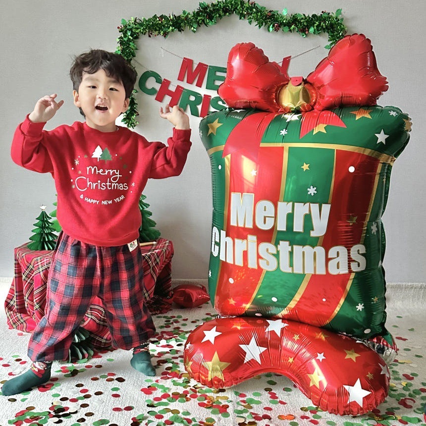 Caja de regalo de pie con lazo (150 * 80 cm)