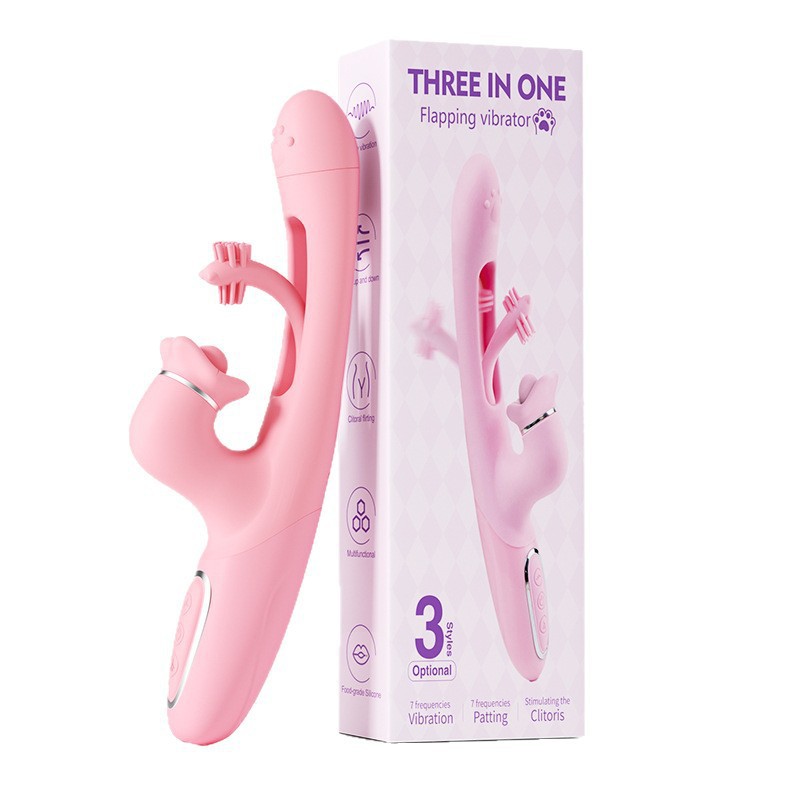 Conejito, batida, batida, batida, masaje, vibración, masturbadores femeninos, artículos sexuales para adultos 47 / caja image 6