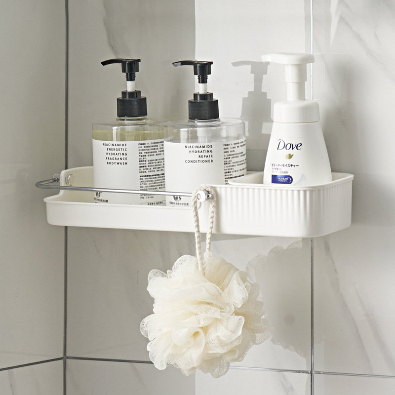 Estante de almacenamiento de baño Baño sin punzonado inodoro lavabo baño montado en la pared estante de almacenamiento