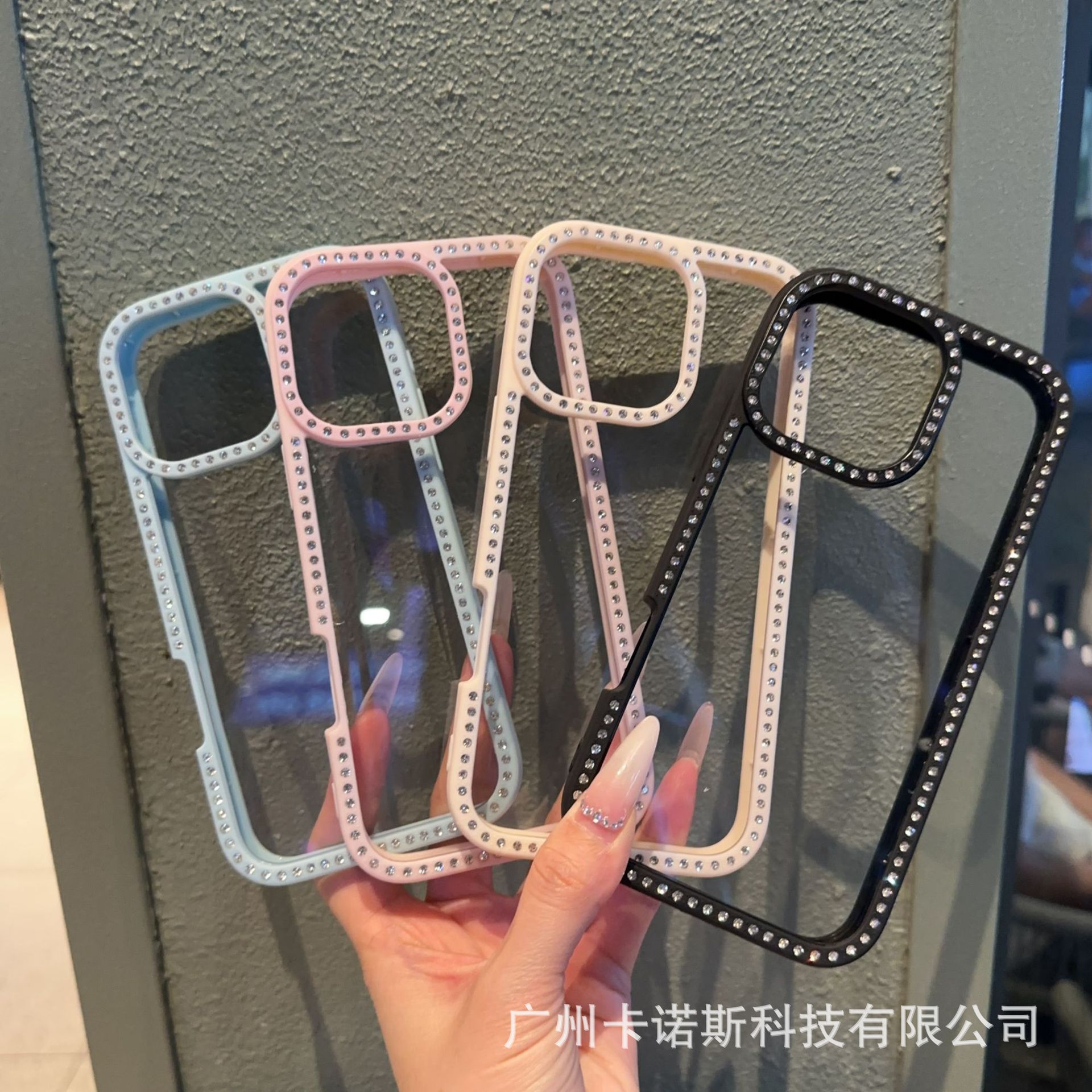 双面点钻适用苹果16promax/14promax手机壳iphone16高闪11/12简约