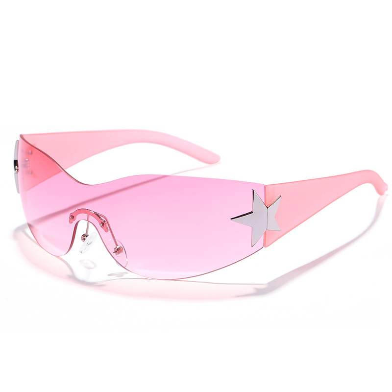 2023 nuevas gafas de sol de metal cuadradas de las mujeres de moda ins estilo personalizado de moda UV400 UV a prueba de gafas de sol de metal