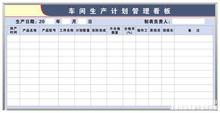 公司车间计划生产管理看板仓库宣传看板 工厂宣传栏墙贴