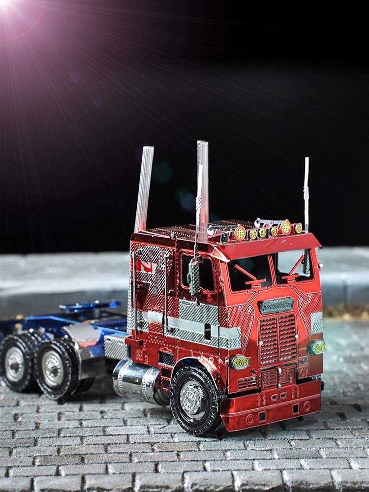 Estatua mágica de acero al por mayor freine camión pesado amor metal rompecabezas 3D tridimensional hecho a mano DIY modelo de montaje