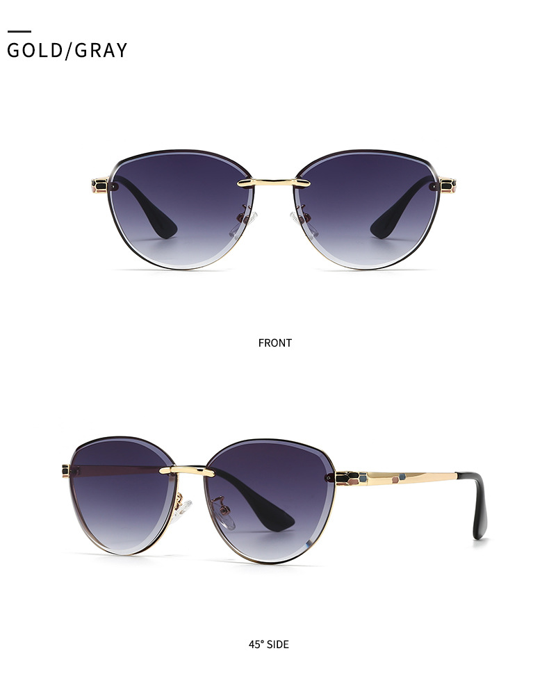 European and American Modern Retro Narrow Sunglasses High-End Women's Ins Style Sunglasses Versatile Trendyy Sunglasses 2506_voghion.com