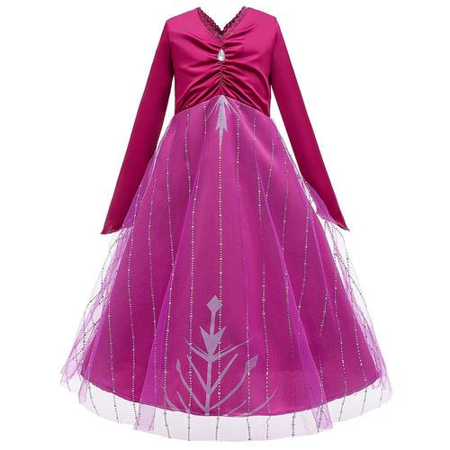 Cross-border European and American foreign trade formal dress Frozen 2 new Elsa princess dress for girls Christmas performance attire