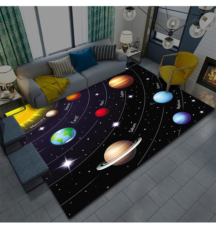 太空地毯,客厅地毯,卡通地毯,地毯地垫