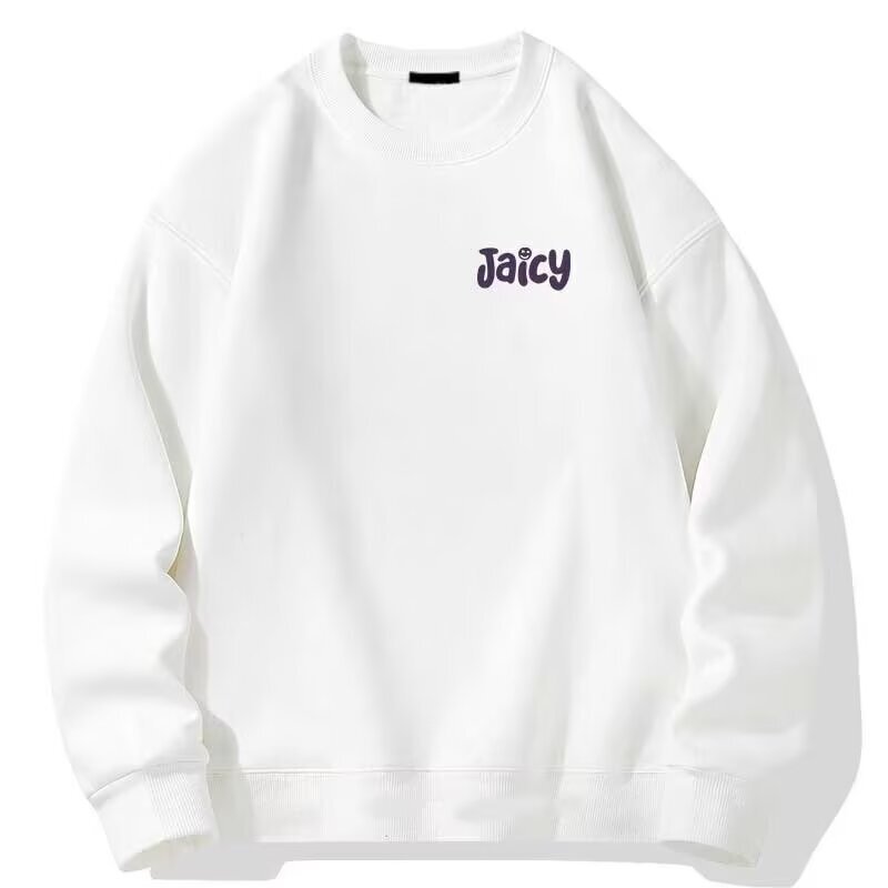 Round Neck Sweatshirt Men's Winter 2025 New Loose Sports Top Men's Trendy Brand Versatile Casual Velvet Sweatshirt