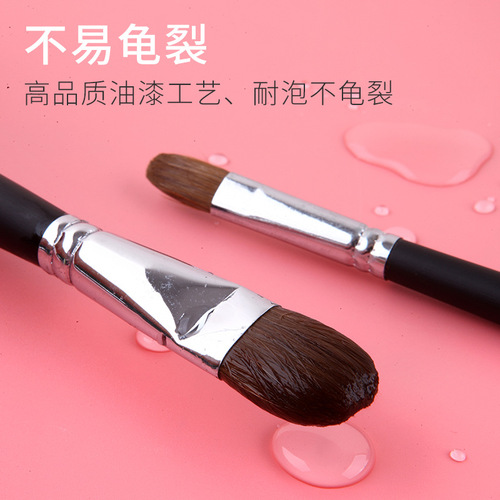 Magritte black rod round wolf hair brush acrylic water-absorbent tempera paint oil paint tempera brush with moderate elasticity