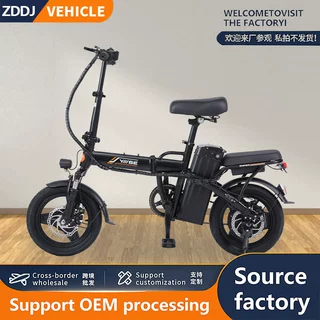 折叠代驾车跨境外贸电动自行车锂电池超轻小型助力车电瓶车