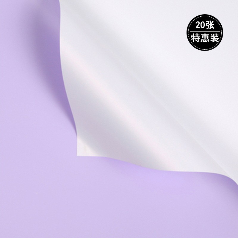 Papel de regalo de flores descuento al por mayor doble color papel Ouya papel flor papel rosa ramo coreano material de papel impermeable