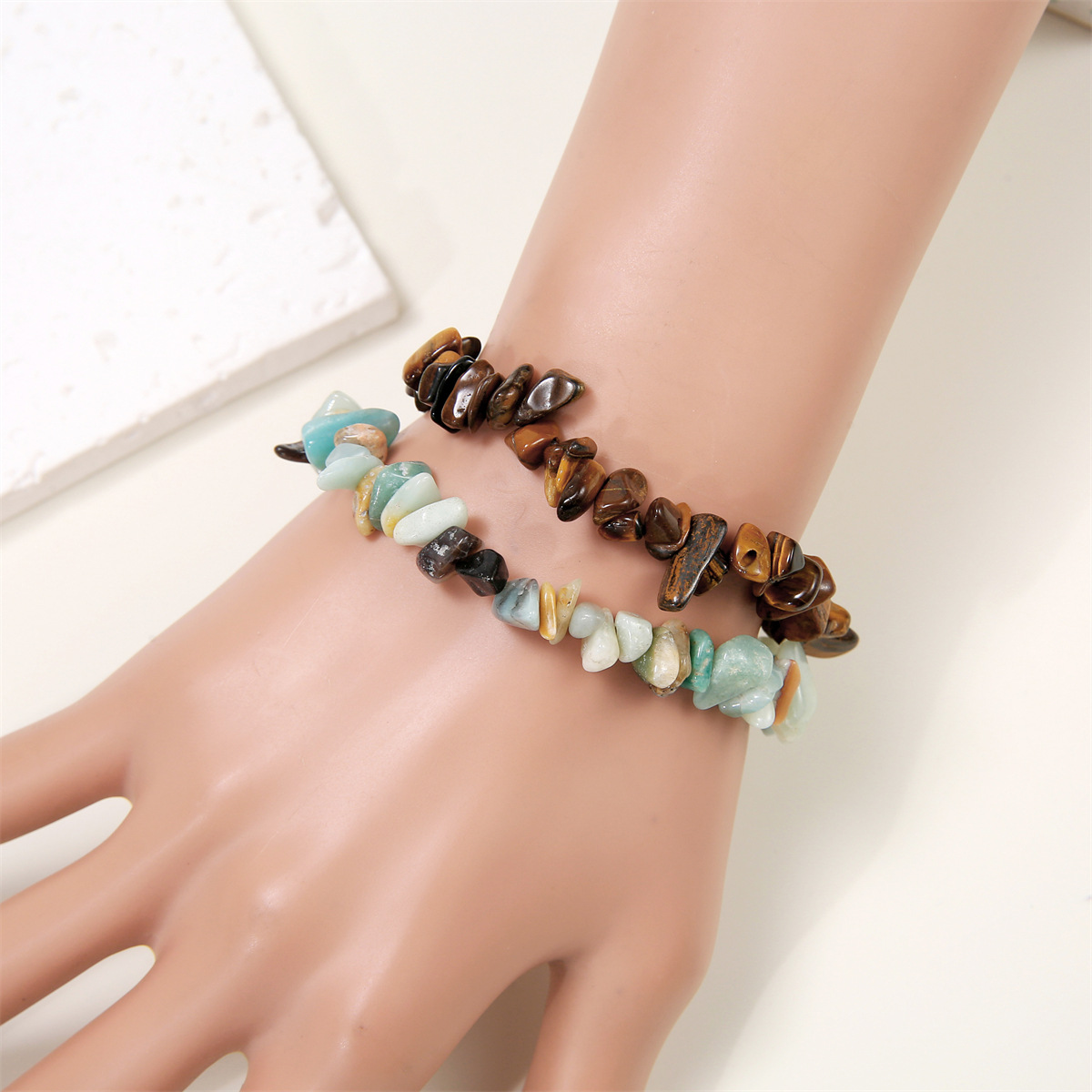 Geometric Pattern Elegant Ethnic Style Simple Style Geometric Natural Stone Bracelets