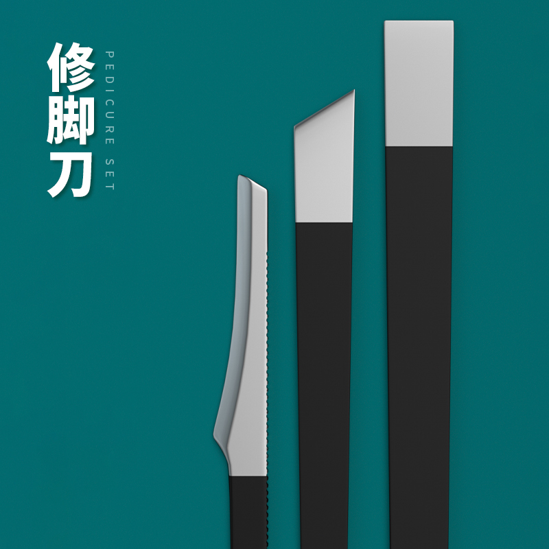 Pedicure knife suit technician Yangjiang three knives inflammation nail groove nail Gray tool professional peeling toe knife Pedicure knife suit technician Yangjiang three knives inflammation nail groove nail Gray tool professional peeling toe knife