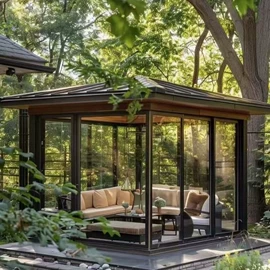 阳光房;亭子;阳篷、雨篷