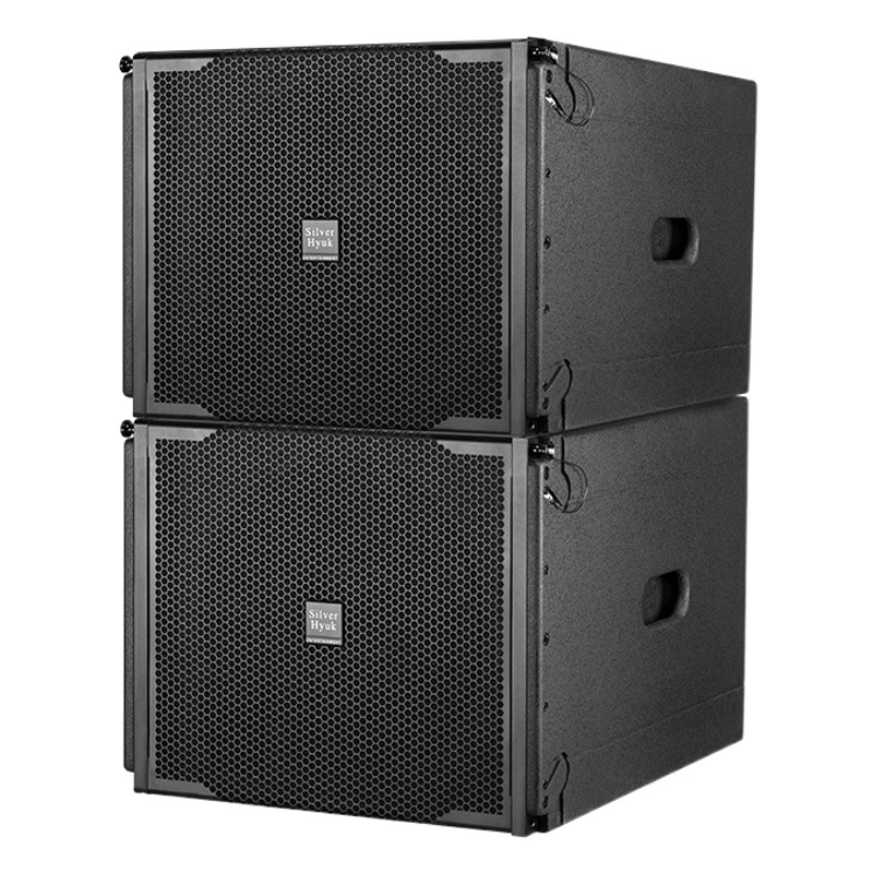 Equipo de sonido profesional del escenario subwoofer de matriz lineal pasivo de 15 pulgadas subwoofer de matriz activa