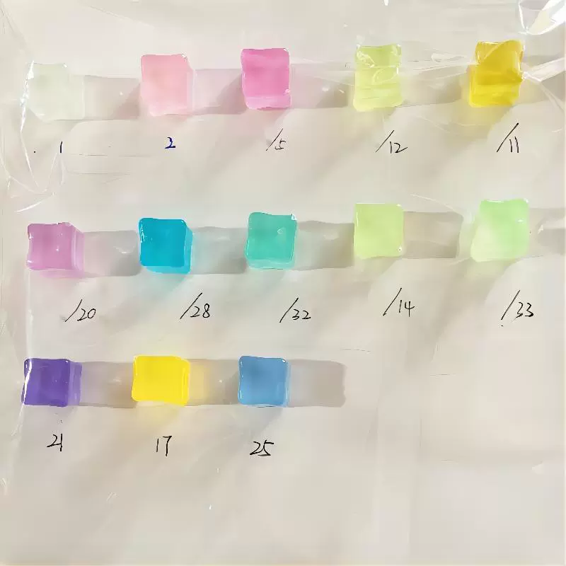 亚克力夜光冰块透明塑料方块水晶石酒吧拍摄道具网红夜diy摆件