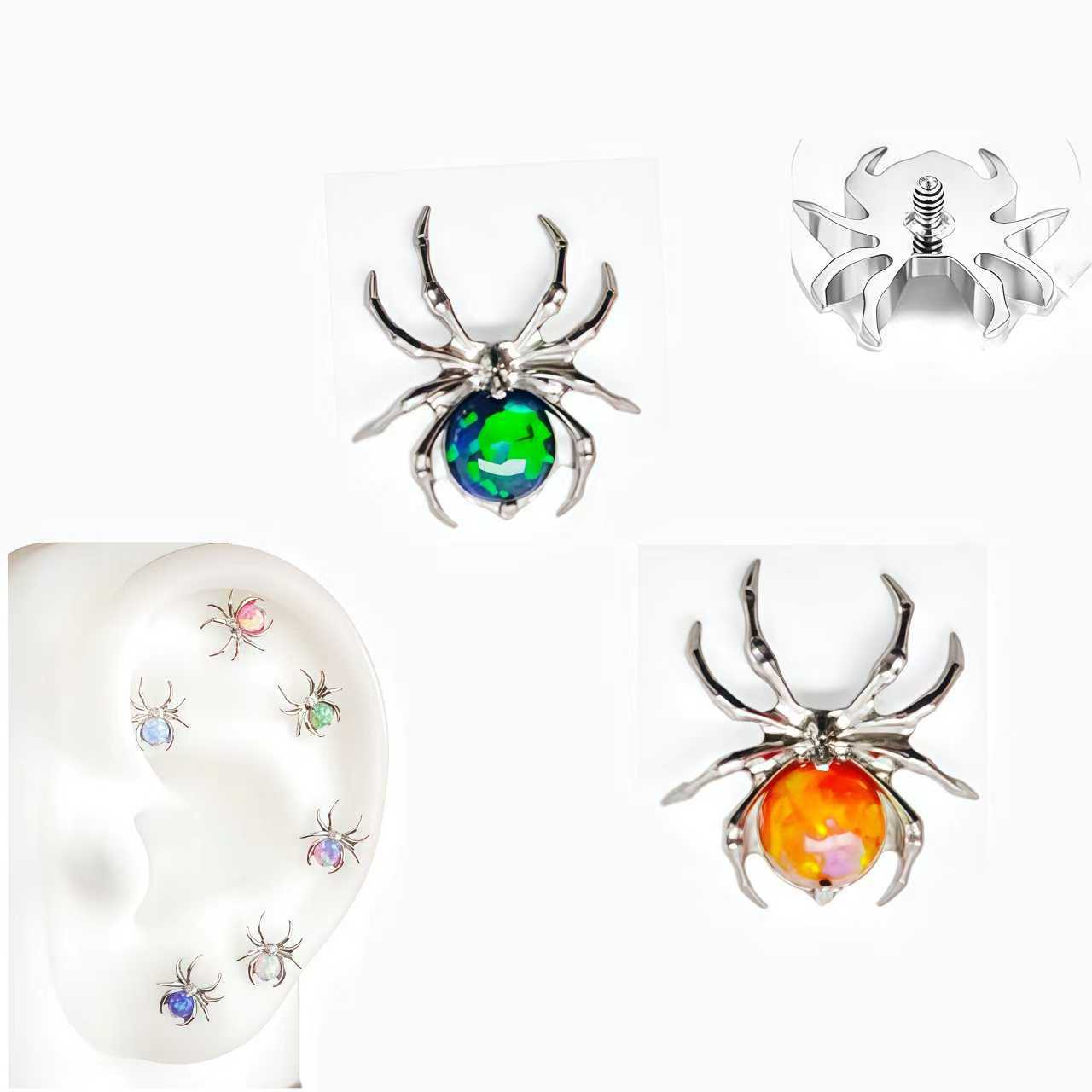 Labret stud lip piercing jewelry styling detail