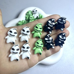 樹脂アクセサリー diy 材料外国貿易冷蔵庫マグネットアクセサリーハロウィングリーンゴースト文具箱クリーム接着剤携帯電話ケース