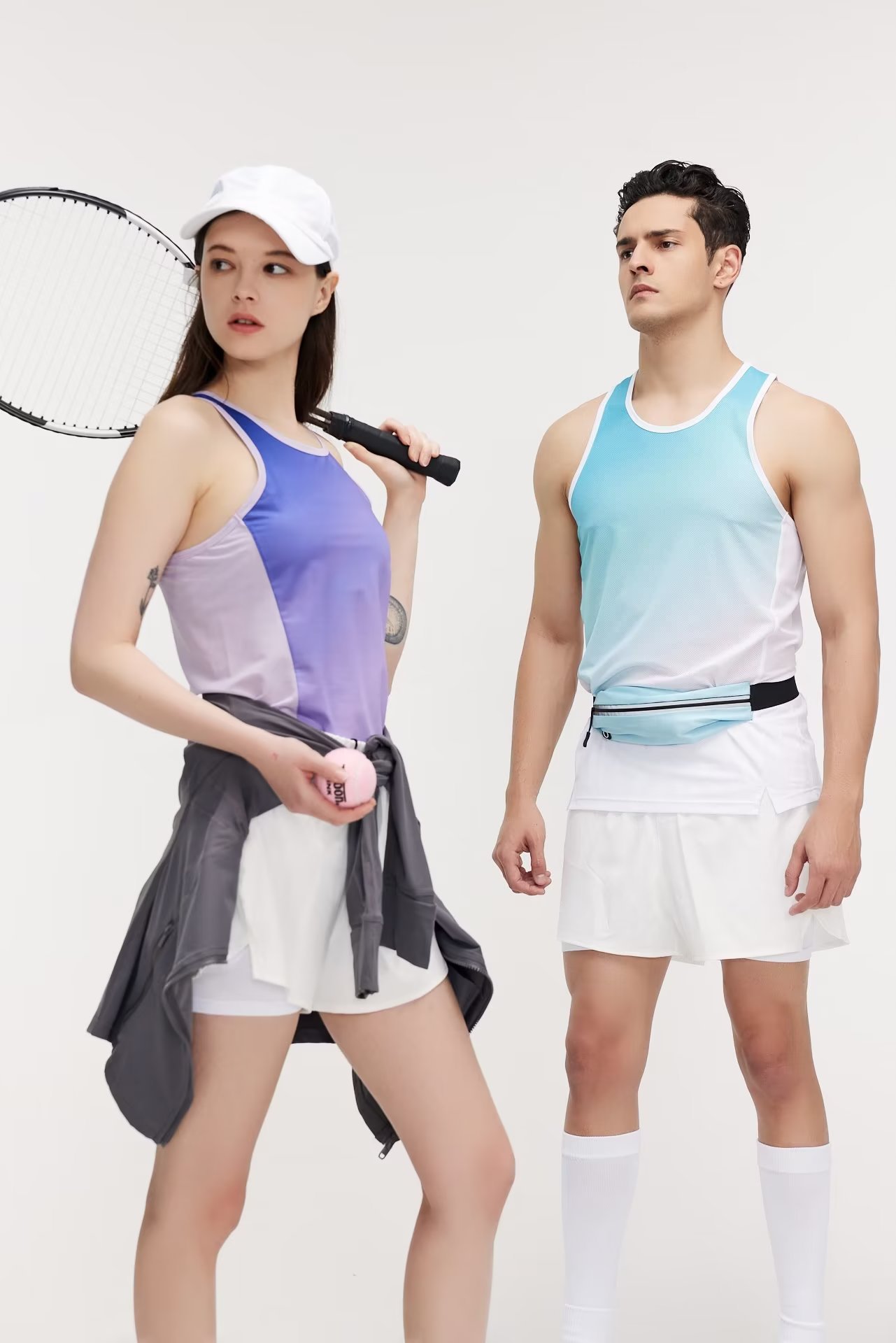 Gradient Quick-Dry Sports Vest - Breathable Design