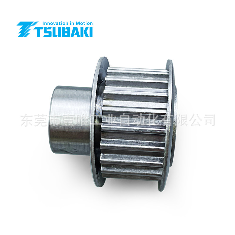 椿本TSUBAKI机械传动皮带轮PT16P5M15BF同步齿形带有槽滑轮