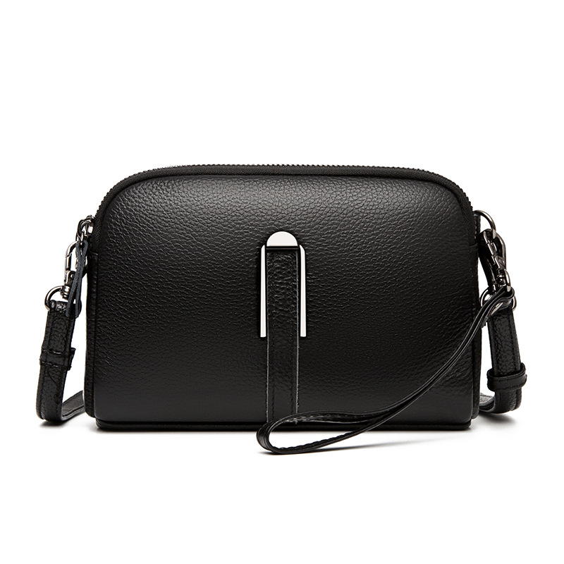 Genuine Leather Women's Shoulder Bag 2025 New Fashion Versatile Casual Clutch Wholesale Top Grain Cowhide Crossbody Bag - Thumbnail 8