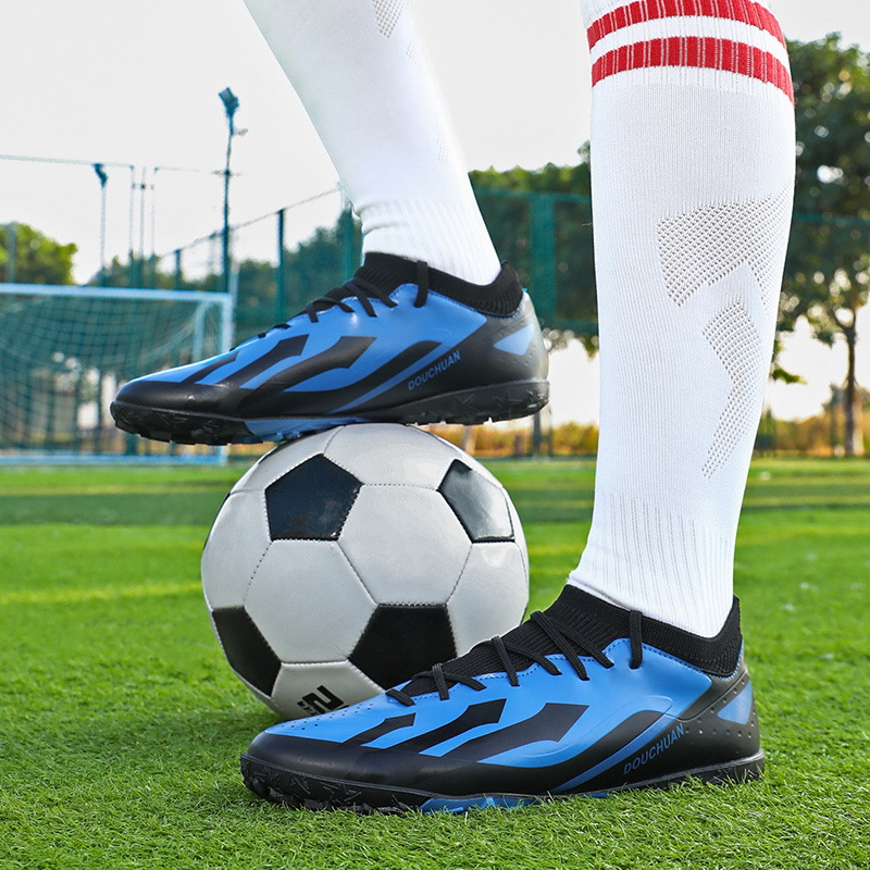 Nuevo cross-border AG zapatos de fútbol de clavos para niños adultos hombres TF zapatos deportivos de entrenamiento de clavos para jóvenes zapatos deportivos